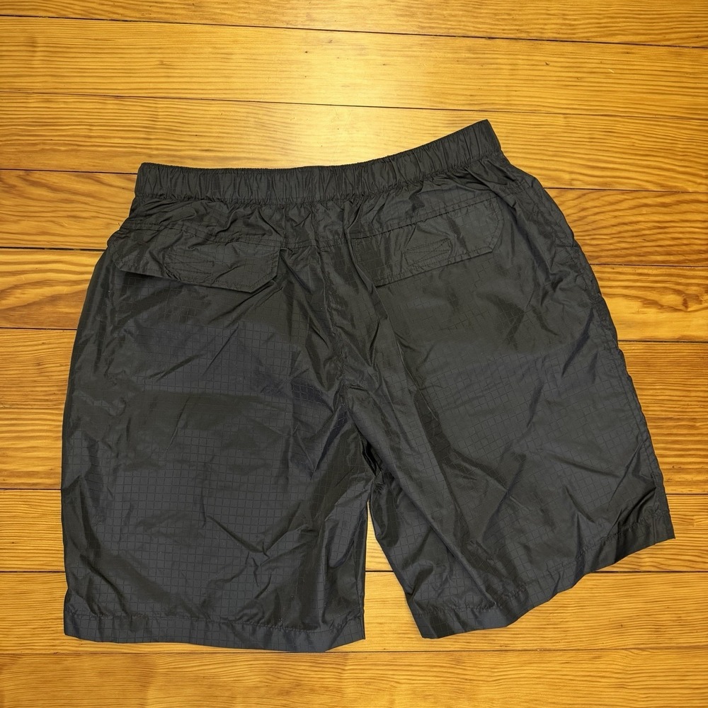 Marlboro Unlimited Swim Shorts Mens Medium Black Cargo Nylon Mesh Lined Trunks - Picture 10 of 14